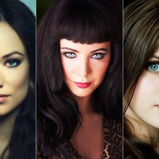 Top Actresses with Black Hair and Blue Eyes Today