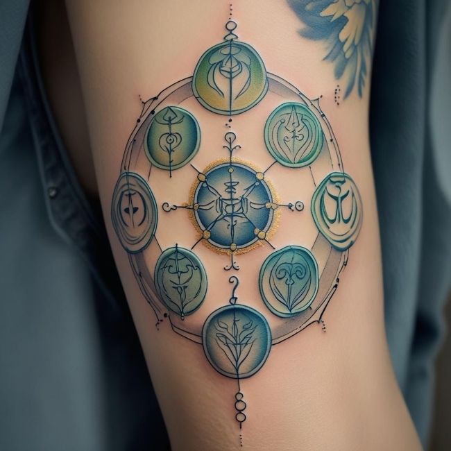 Spiritual or Zodiac Symbols